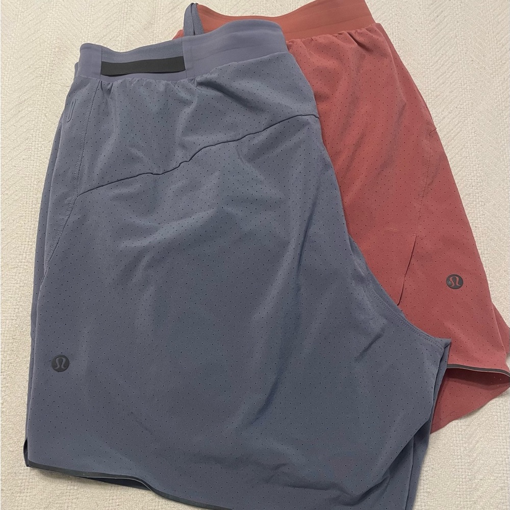 Mens Lululemon Athletic Shorts Size L (2 Pair)